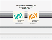 Tablet Screenshot of jusy.at